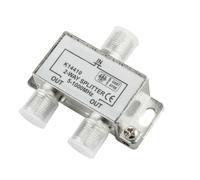 Distributore 2 vie, 5-1000 MHz, ideale per dividere il segnale TV e le antenne, ottimizzando la ricezione su più dispositivi.