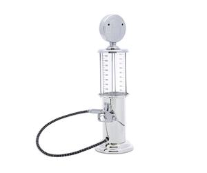 Distributore 900 ml a pompa di benzina Dispenser vintage 56 cm Argento 700 g
