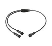 Distributore a 2 vie per sistema a innesto DOP (IP44) 0,5 m nero