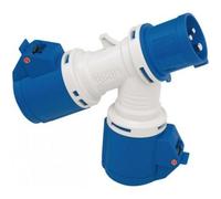 Distributore a due prese cee ip44