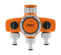 Distributore a tre valvole, 2 uscite con blocco, una con timer