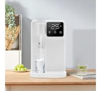 Distributore Acqua Calda Istantaneo 3L con Filtro Minerale - Erogatore da Banco Temperatura Regolabile 25-99°C - Riscaldamento in 3 Secondi, Sicurezza Antiscottatura - per Ufficio, Cucina, Camere