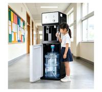 Distributore Acqua Caricamento Dal Basso | Erogatore d'acqua con caricamento dal basso con indicatore di carenza d'acqua, 3 impostazioni di temperatura: caldo, freddo