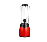 distributore acqua Dispenser for bevande da 2,5 litri, perfetto for le feste, da utilizzare come distributore di alcol, acqua, limonata e altra torre di birra for le feste. bevande(Rot)