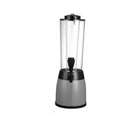 distributore acqua Dispenser for bevande da 2,5 litri, perfetto for le feste, da utilizzare come distributore di alcol, acqua, limonata e altra torre di birra for le feste. bevande(Silver)