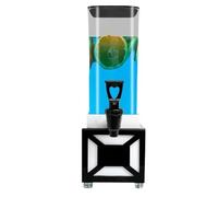 distributore acqua Dispenser for bevande da 3 litri 1 distributore di bevande quadrato for feste con base trasparente Dispenser for bevande con supporto bevande