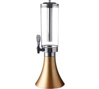 distributore acqua Dispenser for bevande Dispenser for bevande for feste da 3 litri con tubo for il ghiaccio e rubinetto| Fontana for birra e acqua ghiacciata. Torre del tè | bevande