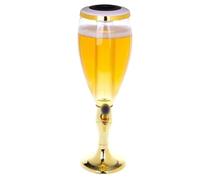 distributore acqua Distributore di birra Distributori di bevande for birra con tubo for il ghiaccio con rubinetto for giochi, feste, bar a casa, bevande, champagne bevande(Gold,5L)