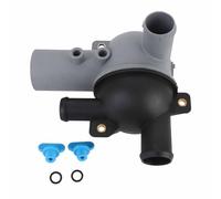 Distributore Acqua Motore Entrobordo 863631T1 863802T2 per MerCruiser 4.3 5.0 5.7 6.2L V6 V8 con Tappo Scarico Manuale, Alloggiamento ABS Resistente a Corrosione e Temperatura, Distribuzione Flusso