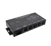 Distributore amplificatore DMX124 DMX512 Ripetitore di segnale DMX 4 canali Distributore di segnale DMX a 4 uscite Ingresso AC100V-240V;