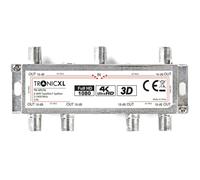 Distributore Antenna 6fach 6-fach TV Sat Splitter Digitale Morbido Dvb-C DVB-T2