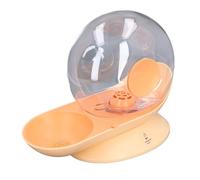 Distributore Automatico Acqua per Animali Domestici, Distributore Automatico Acqua per Gatti a Gravità, Alimentatore Rimovibile per Piatti D'Acqua per Cuccioli Gattino Al Coperto