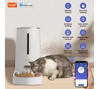 Distributore automatico Cibo per gatti doppio alimentatore accessori cani gatti