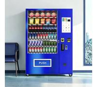 Distributore automatico commerciale della bevanda e dello spuntino | Macchina astuta di self service con il touch screen, pagamento senza contanti e stoccaggio di grande capacità per i prodotti