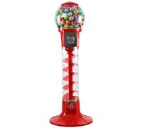 Distributore automatico commerciale di Candy Gumball con il supporto, 300 giocattoli della capsula 1.7"/800 palle 1.25" grande macchina della Banca di Gumball a spirale, Banca di vendita della gomma