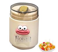 Distributore automatico dei denti pop-up, distributore di porta-denti, Porta-denti pop-up divertente a forma di bocca, Vaso portatile dei denti scatola di immagazzinaggio del contenitore