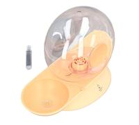 Distributore Automatico di Acqua per Gatti da 2, 8 Litri, Abbeveratoio per Animali Domestici a gravità in Plastica Durevole per Gattini, Cuccioli, Uso Interno Ed Esterno (PINK