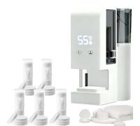 Distributore automatico di asciugamani caldi con 100 asciugamani compressi, riscaldamento rapido a 55 °C, scaldasalviette portatile per casa spa e salone