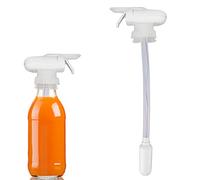 Distributore Automatico di Bevande, Pompa per erogatore di Latte Portatile Alimentata a Batteria Fontana Elettrica per Brocche da Galloni, Acqua, Succo, Adatta alla Maggior Parte (Bianca)