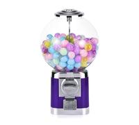 Distributore Automatico di Capsule, distributore Automatico di Palline di Gomma da Masticare Big Bubble for Palline da 1,26 Pollici, Senza Monete, Macchina for la conservazione delle Capsule(Purple)