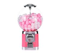 Distributore Automatico di Capsule, distributore Automatico di Palline di Gomma da Masticare Big Bubble for Palline da 1,26 Pollici, Senza Monete, Macchina for la conservazione delle Capsule(Pink)