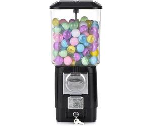Distributore Automatico Di Caramelle, Distributore Automatico Giocattolo, A Gettoni, Con Palline Vuote E Gettoni In Acciaio Inossidabile, Sorprese E Ricordi D'infanzia, For Negozi Di Giochi(Black)