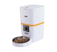 Ferplast Distributore Automatico Cibo Cani e Gatti, 6L, Wi-Fi 2.4G-5G, Camera 1080P Visione Notturna, Microfono & Speaker, Controllo APP, 30+ Pasti al Giorno, Controllo Umidità, Ciotola Acciaio Inox