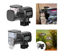 Distributore automatico di cibo per pesci con LCD per acquari di piccole