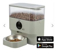 Trixie Distributore Automatico per Cibo 5LT con Controllo tramite App GRIGIO