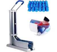 Distributore automatico di copriscarpe con 200 copriscarpe usa e getta, portatile, non richiede elettricità, antiscivolo e durevoli, per casa e ufficio