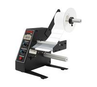 Distributore automatico di etichette con contatore, larghezza 5 - 140 mm, lunghezza 10 - 150 mm, misuratore di velocità regolabile, applicatore di etichette, conteggio massimo 0 - 99999