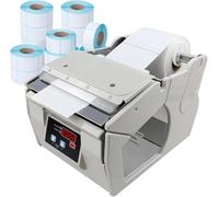 Distributore automatico di etichette - Sbucciatrice versatile per varie larghezze e grande capacità di rotolo, ideale per etichettatura efficiente e produttività negli spazi di lavoro