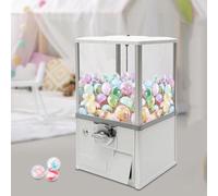 Distributore Automatico di Gomme da Masticare per Capsule, Distributori Automatici di Caramelle per Aziende, Distributore Automatico di Caramelle Commerciali per Capsule Rotonde, Palli, White