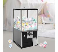 Distributore Automatico di Gomme da Masticare per Capsule, Distributori Automatici di Caramelle per Aziende, Distributore Automatico di Caramelle Commerciali per Capsule Rotonde, Palli, Black