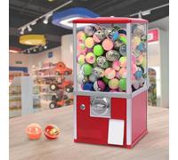 Distributore Automatico di Gomme da Masticare per Capsule, Distributori Automatici di Caramelle per Aziende, Distributore Automatico di Caramelle Commerciali per Capsule Rotonde, Palli, Red