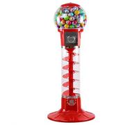 Distributore automatico di Gumball, macchina per caramelle a spirale da 110 cm di altezza con 100 palline Twister, banca di caramelle a gettoni per bambini