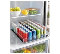 Distributore Automatico di Lattine & Organizer Bevande - Scorrevole Regolabile per Bottiglie d’Acqua 12-16 oz e Birra - Risparmio Spazio Cucina(63 x 51 cm)