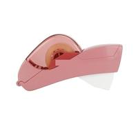 Distributore automatico di nastro adesivo portatile for sigillare scatole, include 2 rotoli da 12 mm Tagli Puliti E Precisi(Dark pink)