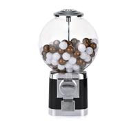 Distributore automatico di palline, caramelle a gettoni, dispenser di giocattoli, mini macchina per capsule Gashapon, porta 100 palline twist per gomme da masticare, palline, premi(T)