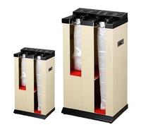Distributore automatico di sacchetti per ombrelli, avvolgitore commerciale per ombrelli bagnati con 200 sacchetti, supporto in metallo resistente per hotel e uffici, fessura a U per un facile access