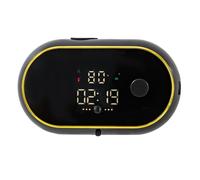 Distributore automatico di sapone a parete con sensore, display LCD, 450 ml, distributore di sapone elettrico, senza touch, distributore automatico di sapone per mani per bagno, cucina, ufficio,