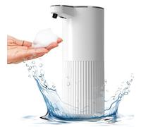 Distributore automatico di sapone da 360 ml, distributore di sapone elettrico, dispenser di sapone da parete con sensore di ricarica USB-C, dispenser di sapone in schiuma IPX5, impermeabile per cucina