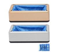 Distributore automatico di scarpe, macchina usa e getta per scarpe, distributore di scarpe portatile, macchina avvolgitrice automatica riutilizzabile, per riunioni di famiglia, celebrazioni di vacanza