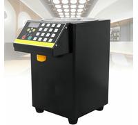 Distributore automatico di sciroppo di zucchero, 8,5 l, in acciaio inox, distributore automatico di fruttosio per case e negozi di ghiaccio, controllo quantitativo, 220 V