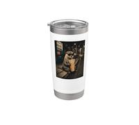 Distributore automatico di strada giapponese del caffè freddo della lontra Bicchiere termico in acciaio inox doppia parete