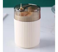 Distributore automatico di stuzzicadenti pop-up, contenitore robusto e sicuro per cucina, ristorante, bianco (stuzzicadenti non inclusi)
