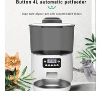 Distributore automatico intelligente per animali domestici FPP040 con alimentazione programmata e quantitativa, alimentatore a pulsante senza fili, non devi più preoccuparti che i tuoi animali domesti