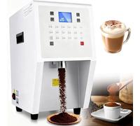 Distributore Automatico Polvere Frutta Commerciale - Riempitrice portatile polveri da 3,5L con uscita rimovibile, 17 memorie, distributore polveri 3,5l per cacao, panna, zucchero e caffè