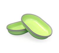 Distirbutore di cibo SureFeed con coperchio ermetico - 2x Ciotole di ricambio SureFeed, 450 ml, verde