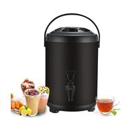 Distributore Bevande Calde e Fredde (6L/8L/10L/12L) - Termobottiglia con Rubinetto Antigoccia, Maniglia Ergonomica e Tenuta Stagna - Per Ufficio, Ristoranti, Eventi e Esterno